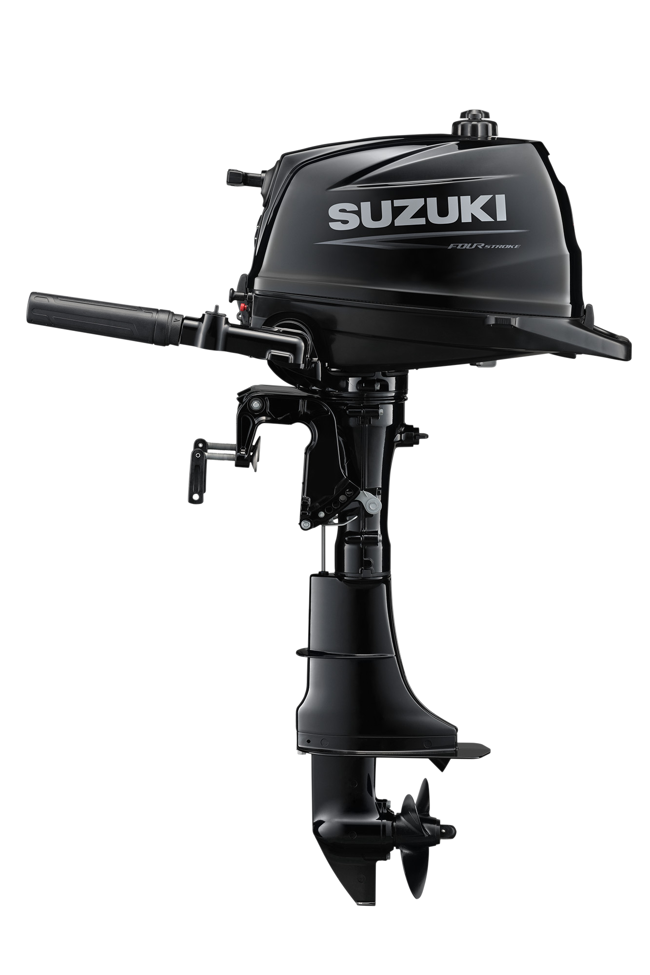 Suzuki buitenboordmotor 4 pk – DF4A - Langstaart – Zwart