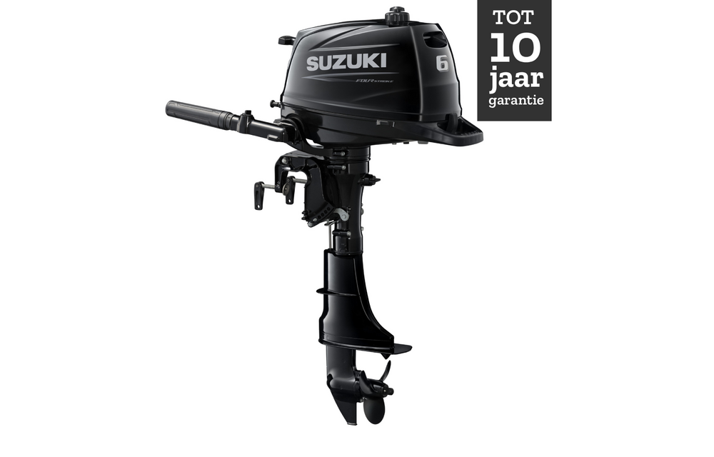 Suzuki buitenboordmotor 6 pk - DF6A - Kortstaart - Zwart