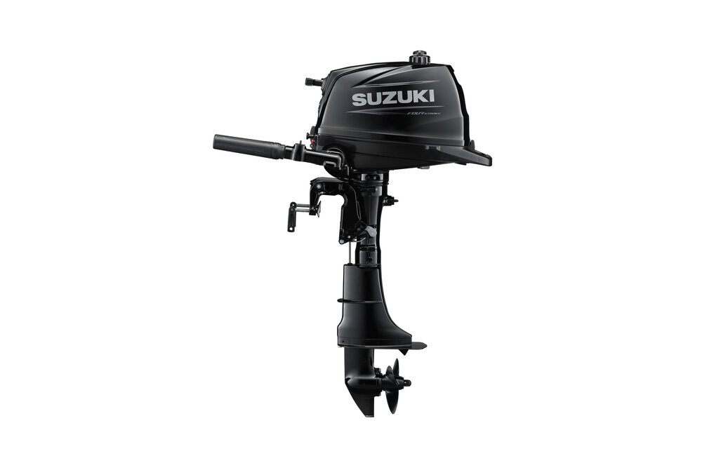 Suzuki buitenboordmotor 6 pk - DF6A - Kortstaart - Zwart
