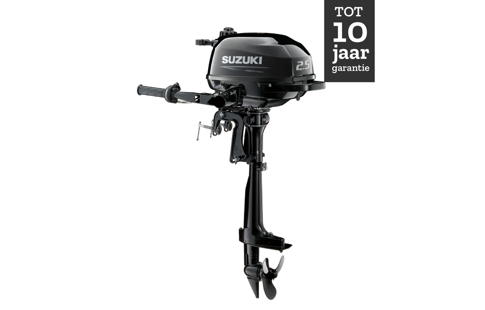 Suzuki  buitenboord motor 2.5pk - DF2.5 - Kortstaart - Zwart