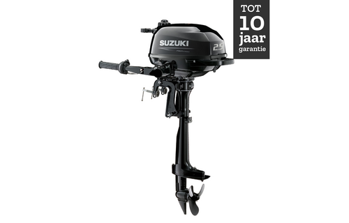 Suzuki  buitenboord motor 2.5pk - DF2.5 - Kortstaart - Zwart