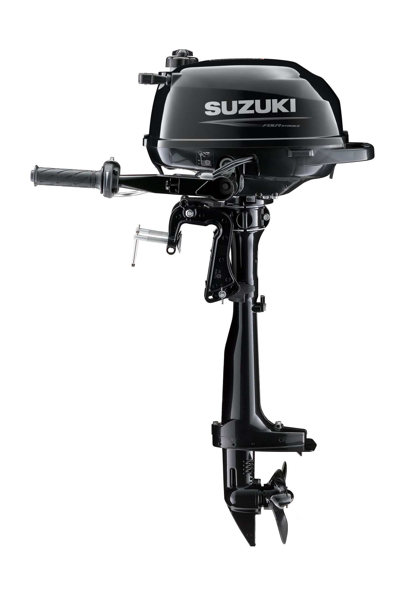 Suzuki  buitenboord motor 2.5pk - DF2.5 - Kortstaart - Zwart
