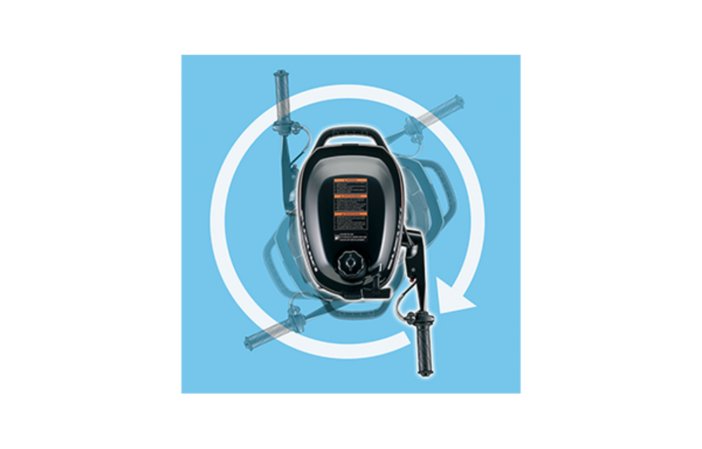 Suzuki  buitenboord motor 2.5pk - DF2.5 - Kortstaart - Zwart
