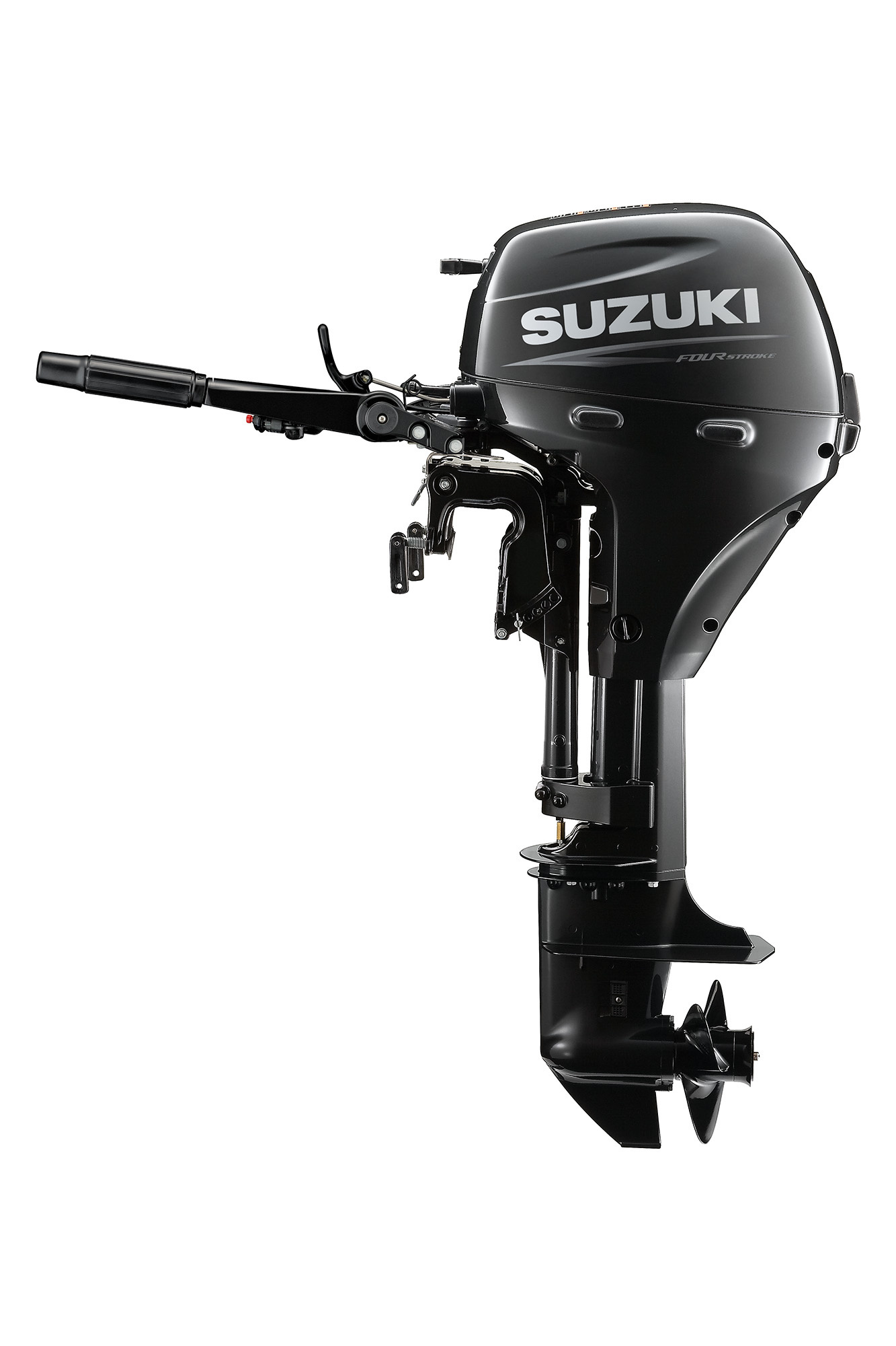 Suzuki buitenboordmotor 8 pk – DF8A -Langstaart – Zwart