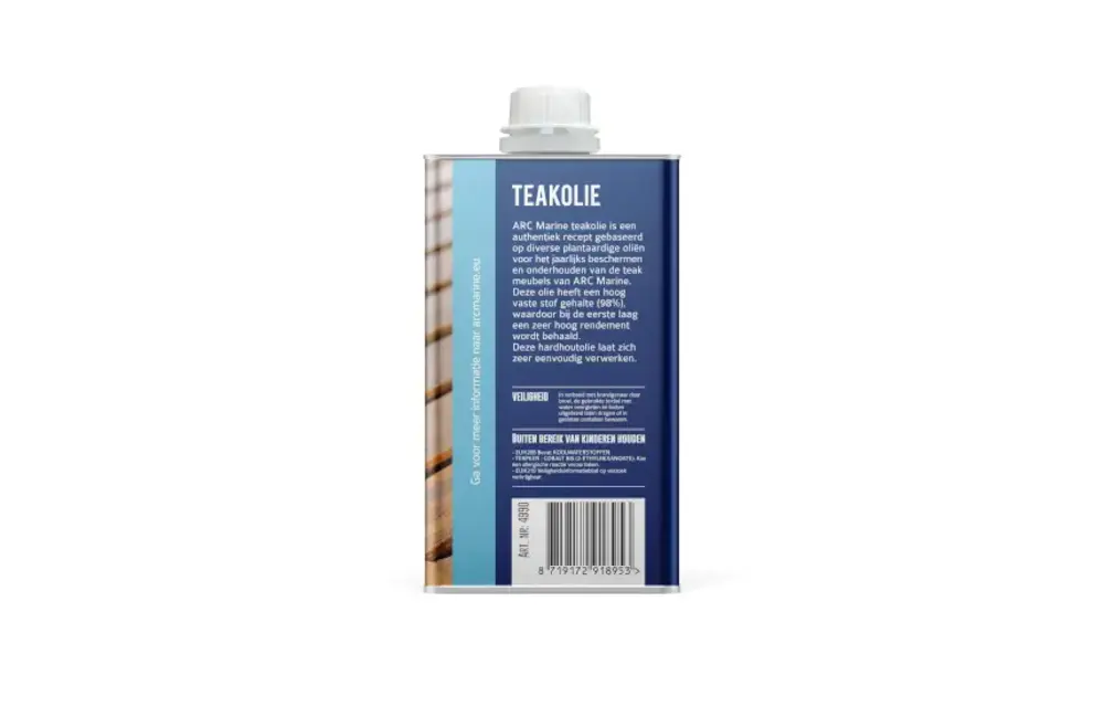 Teak olie plus - Nederlandse gebruiksaanwijzing