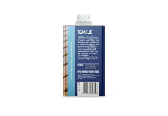 Teak olie plus - Nederlandse gebruiksaanwijzing