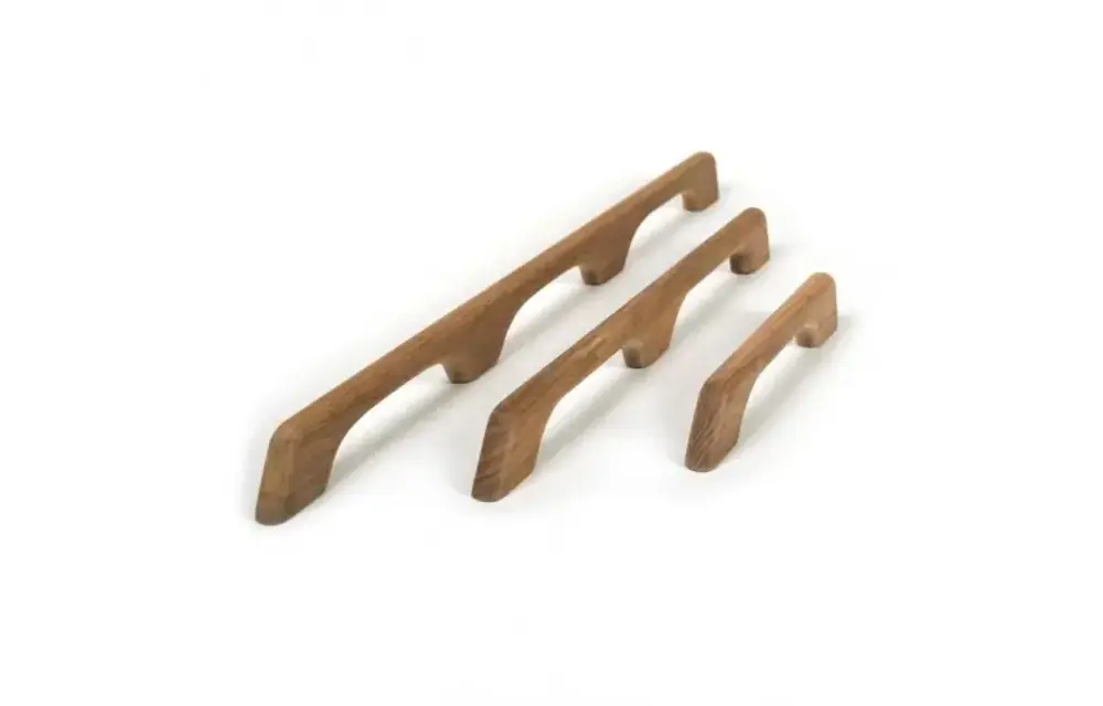 Handgreep teak 10 maten - 2 grepen