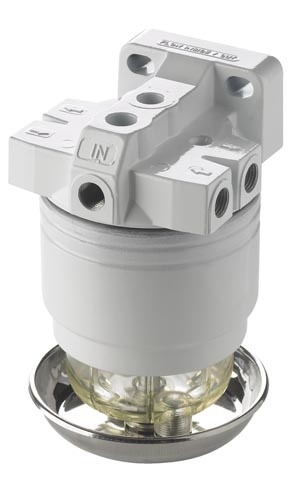 VETUS Waterafscheider / benzinefilter compleet, 10 micron