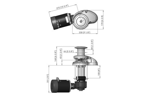 VETUS RC10-8 24V kaapstander