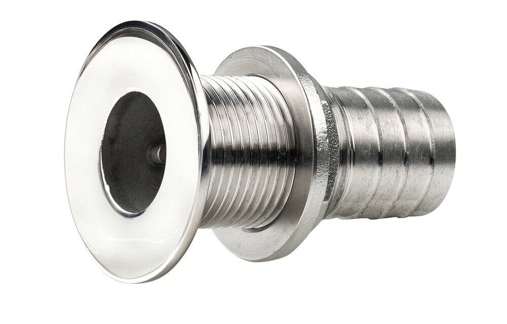 VETUS Thru hull AISI 316 - hose tail - flushed