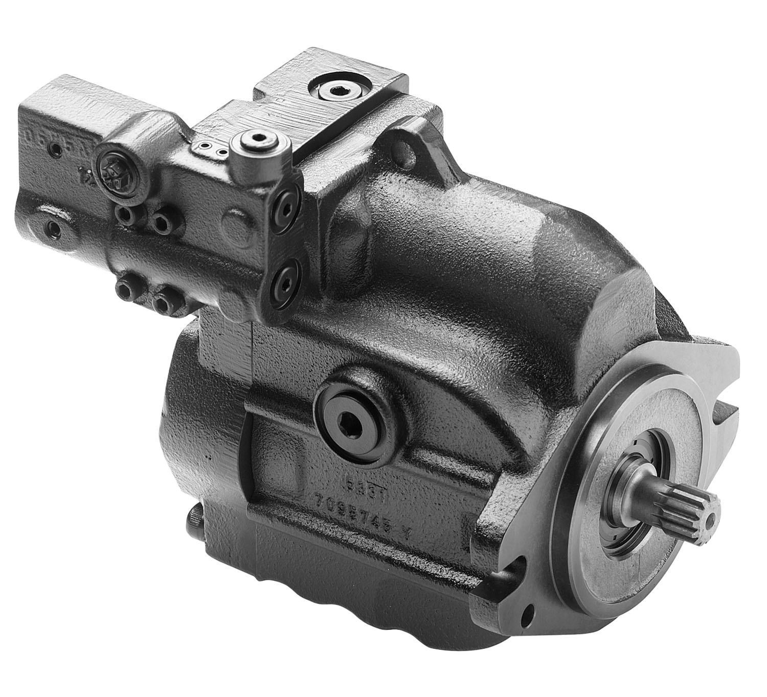 VETUS Variabel instelbare plunjerpomp, 45 cc, linksdraaiend - Loadsensingpomp 45cc l. draaiend SAE-B flens