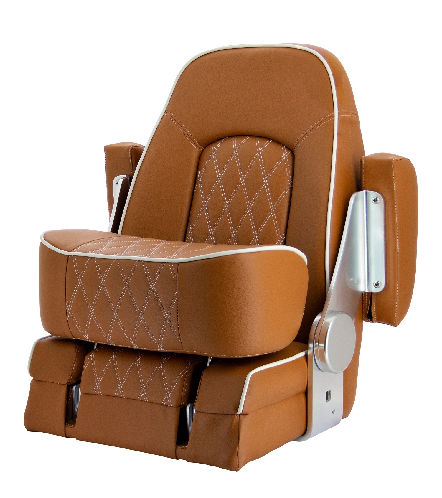 VETUS Stoel "Seaman", skai orange brown (cognac),