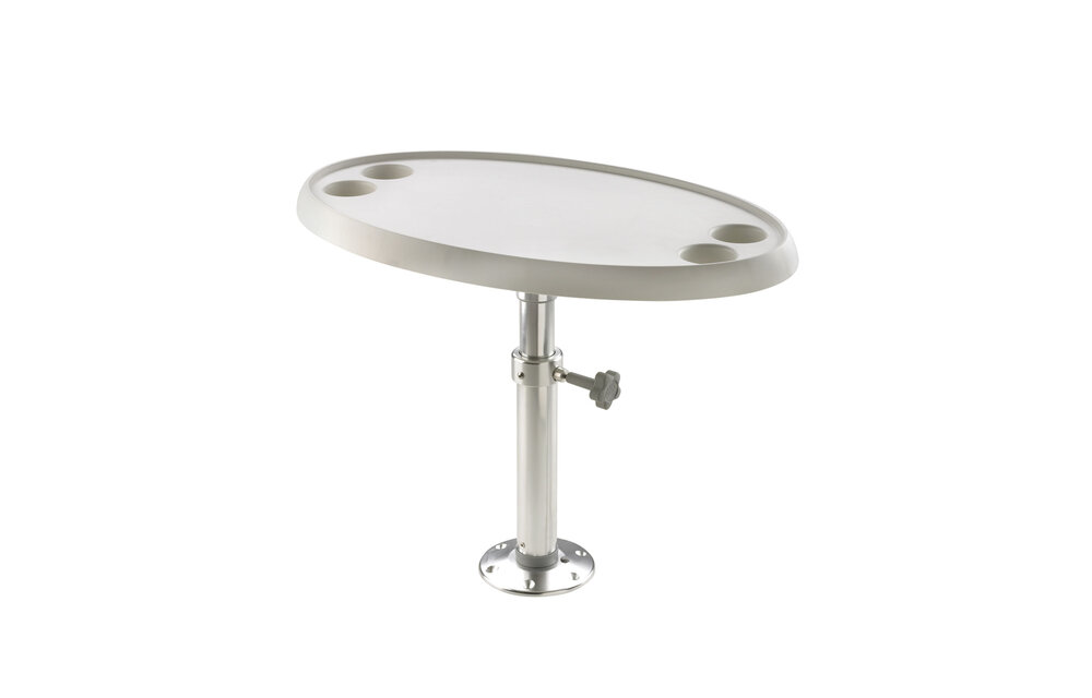 VETUS Tafel incl. poot, ovaal (45 X 76 cm) handmatig