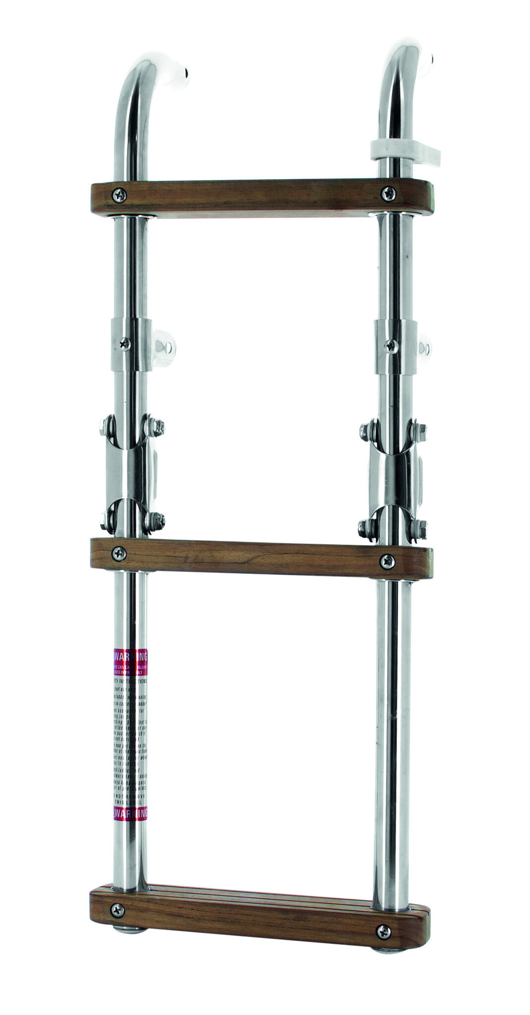 VETUS Opvouwbare ladder met teakhouten treden folding steps SS316, teak steps