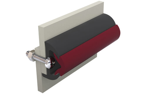 VETUS Mtr. Stootlijst type POLY antraciet, POLY30 signaal zwart (min. lengte 20 meter