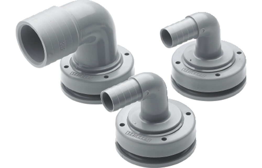 VETUS Slangaansluiting haaks t.b.v. flexibele tanks