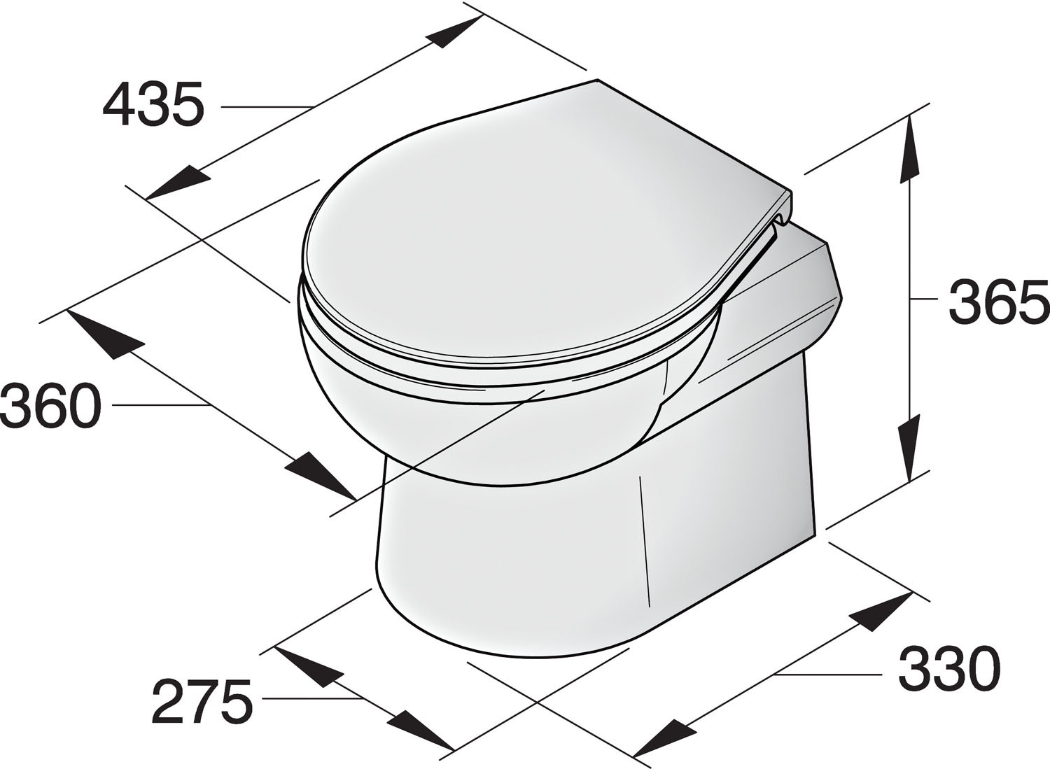 VETUS Toilet type SMTO