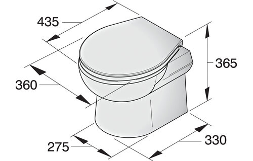 VETUS Toilet type SMTO