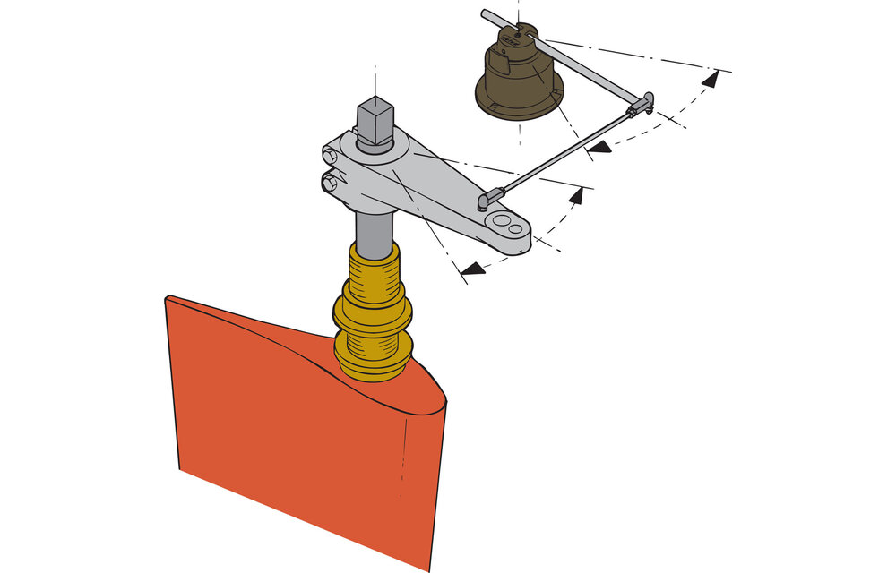 VETUS Roerstandgever type RPI1718