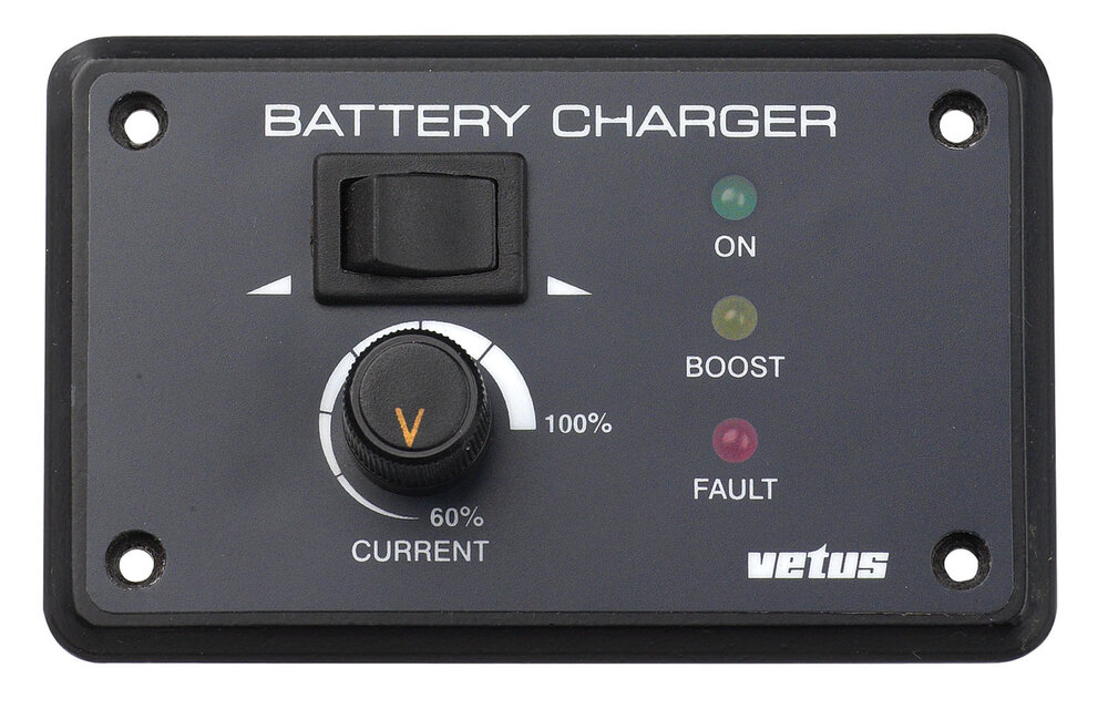 VETUS Controlepaneel voor acculader 12/24 Volt