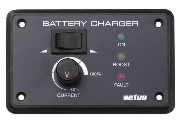 VETUS Controlepaneel voor acculader 12/24 Volt