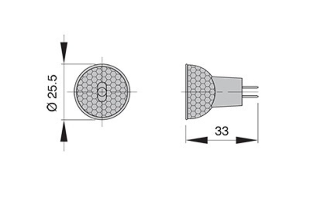 VETUS Halogen lamp MR8