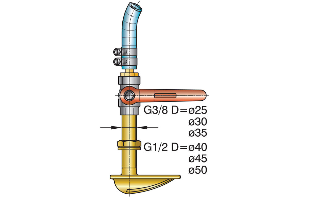 VETUS waterschepset voor 20-30-35 mm schroefas