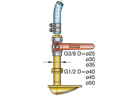 VETUS waterschepset voor 20-30-35 mm schroefas