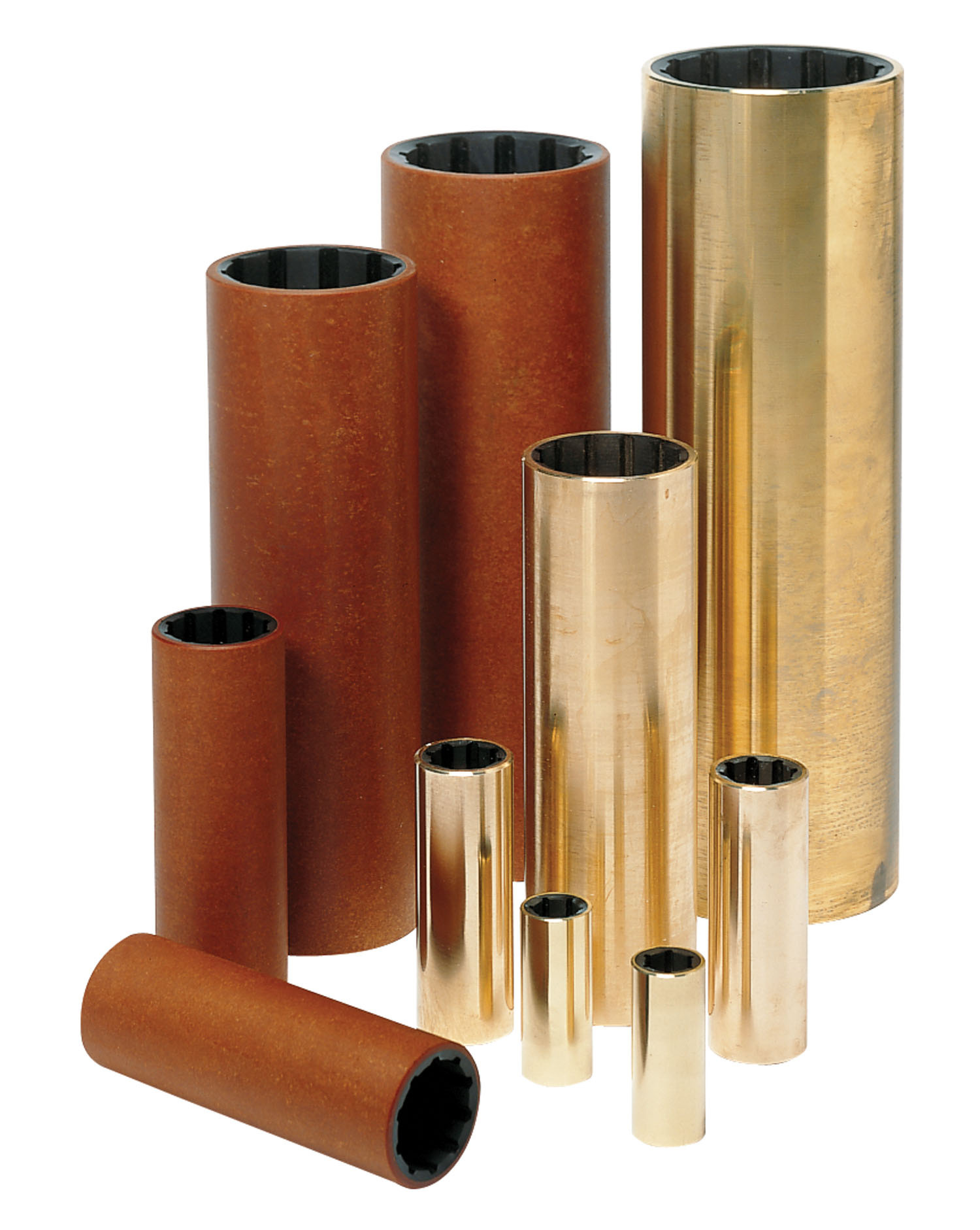 VETUS Watergesmeerde rubberlager, Rubber lager voor as 2¾", lengte 11" 2 3/4",bm=3 3/4",l=11",kunstst