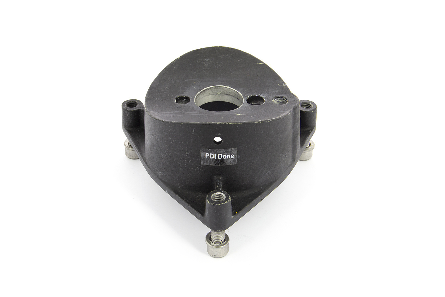 VETUS Tussenflens BOW35 aluminium, zwart RAL9005