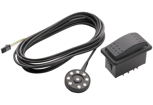 VETUS Regensensor incl. schakelaar, 12/24 Volt
