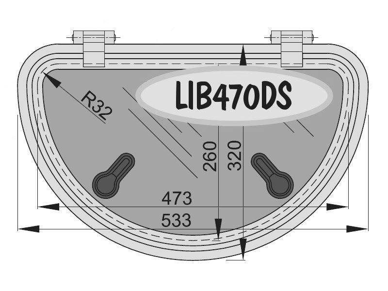 VETUS LIBERO VLUCHTLUIK LIB470DS