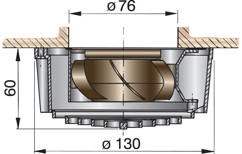 VETUS Elektrische ventilator, type FAN, Volt, 2 snelheden