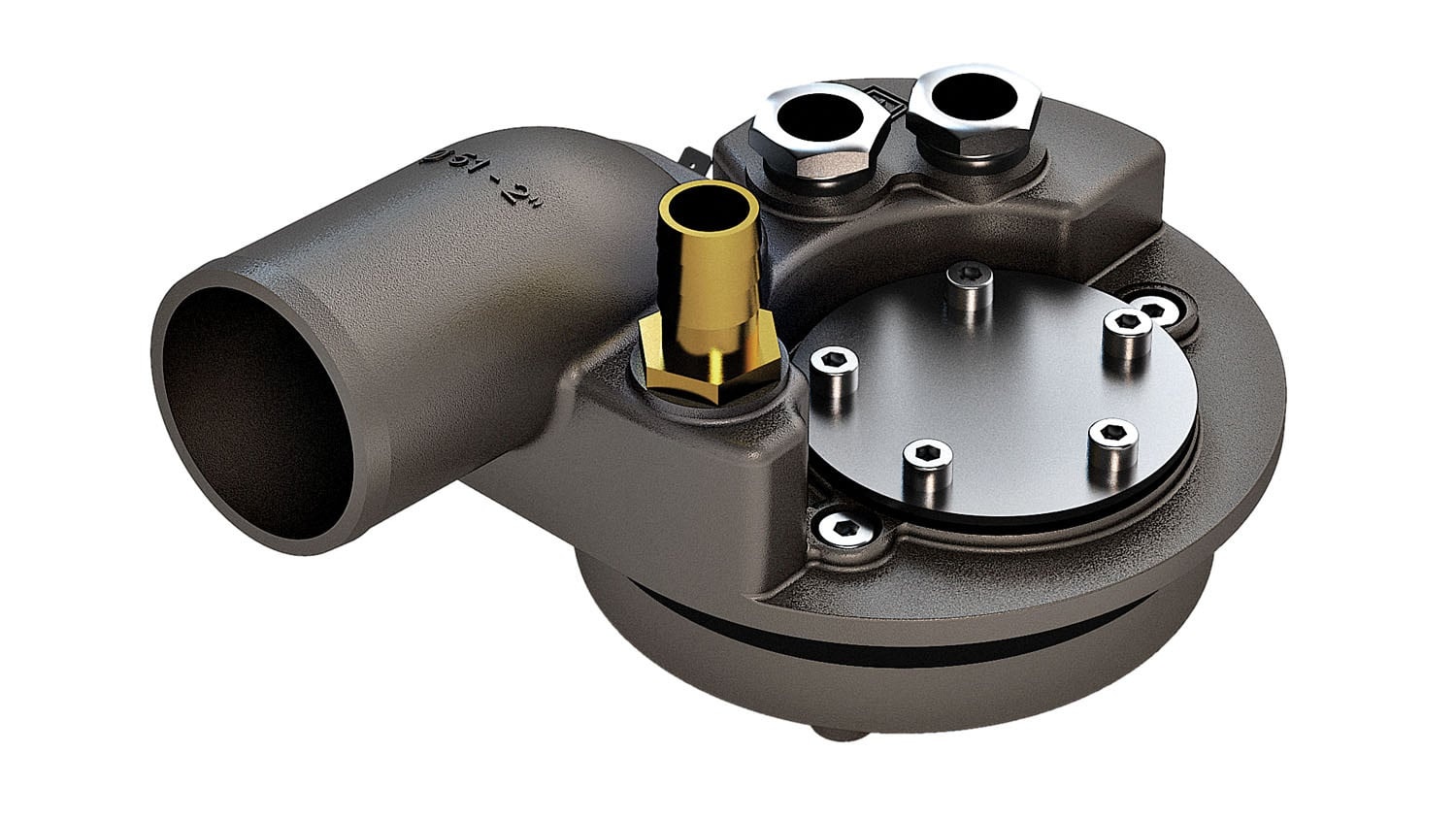 VETUS Brandstof-aansluitkit, vullen 51 mm, retour/aanzuigen 15 mm