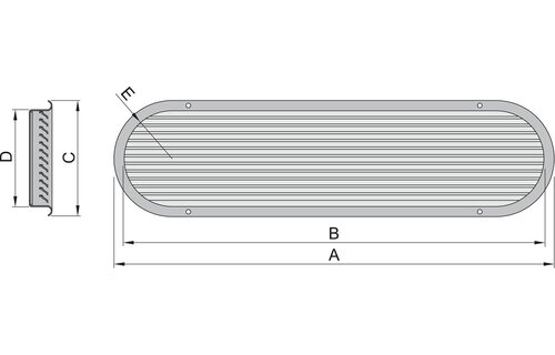 VETUS Ventilatiepoort, type SSV