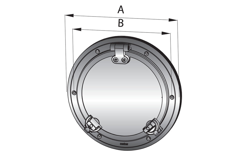 VETUS PWS (Area I) RVS 316 Patrijspoort type A1 kwaliteit