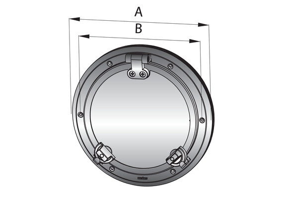 VETUS PWS (Area I) RVS 316 Patrijspoort type A1 kwaliteit