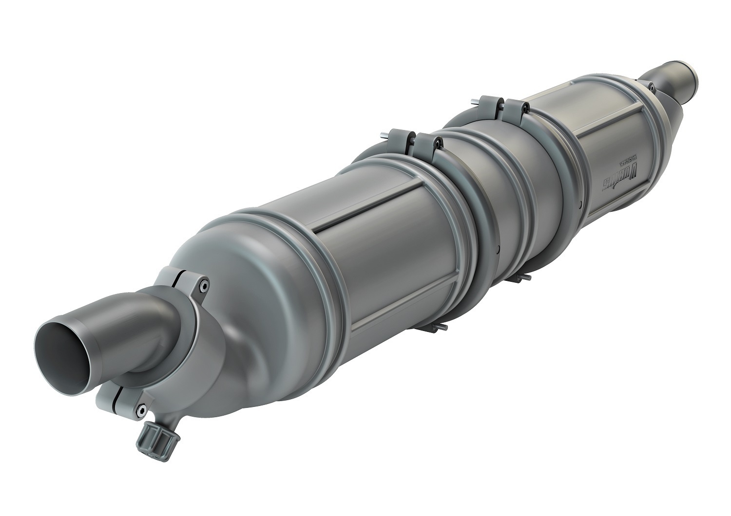 VETUS Driekamer waterlock / geluiddemper type NLP3, 50 mm
