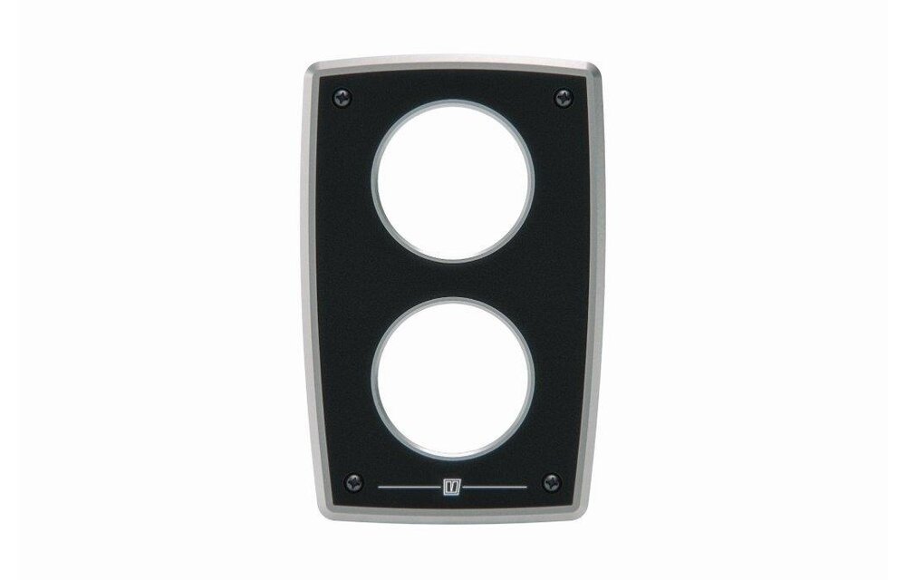 VETUS Stijvol aluminium motorpaneel type met zwarte meters, 12Volt, (0-5000rpm)
