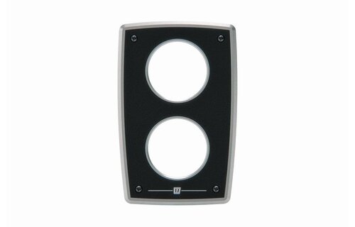 VETUS Stijvol aluminium motorpaneel type met zwarte meters, 12Volt, (0-5000rpm)