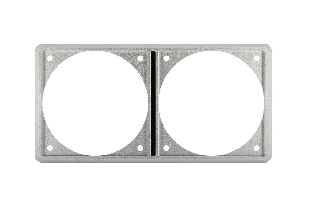 VETUS Alu uitbreidings frame 2 panelen, Ø75mm