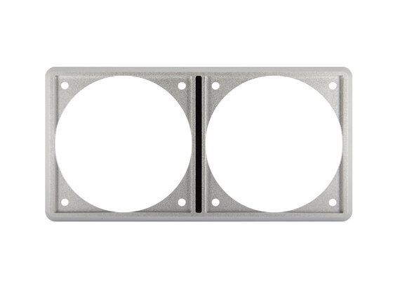 VETUS Alu uitbreidings frame 2 panelen, Ø75mm