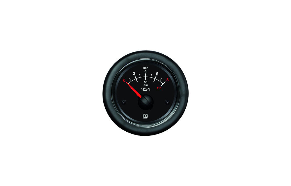 VETUS Oliedrukmeter - Oliedruk meter 12/24 V (0-8 kg/cm2)