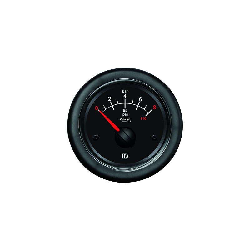 VETUS Oliedrukmeter - Oliedruk meter 12/24 V (0-8 kg/cm2)