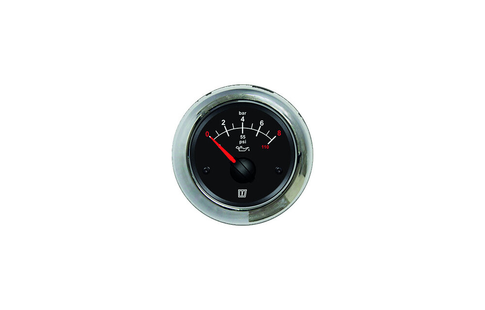 VETUS Oliedrukmeter - Oliedruk meter 12/24 V (0-8 kg/cm2)