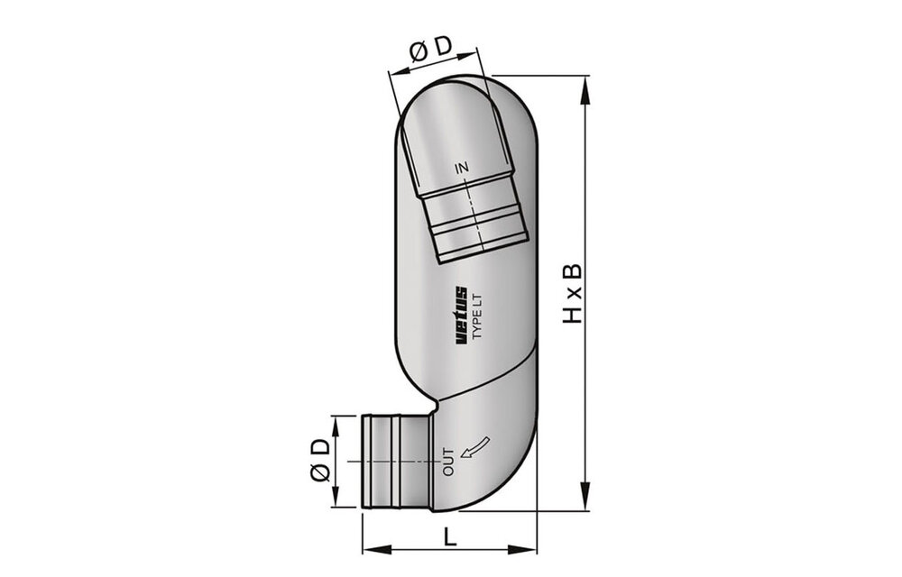 VETUS Zwanenhals type LT