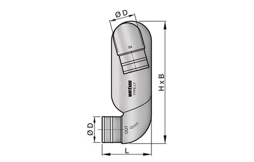VETUS Zwanenhals type LT