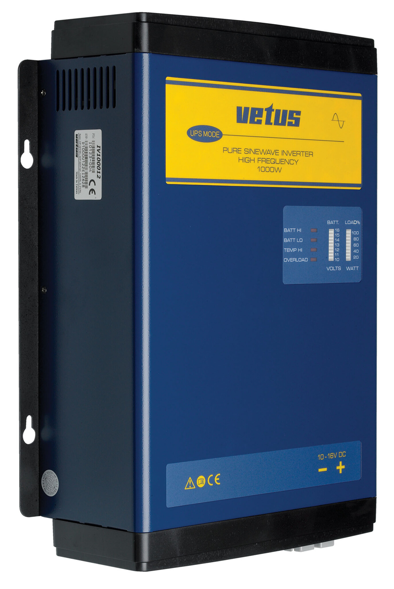 VETUS Sinus-omvormer W, 24 V naar 230 V, 50 Hz