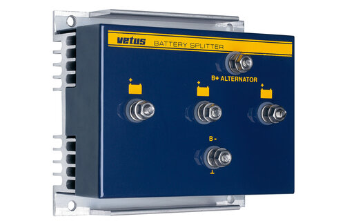 VETUS Accuscheider 125 A, 12/24 V voor 2 accubanken