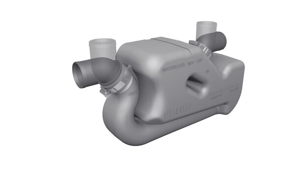 VETUS waterlock voor lange uitlaatleidingen, type LSS